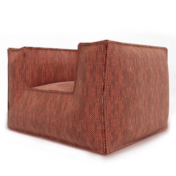 Fauteuil VELTY CLUB terracotta