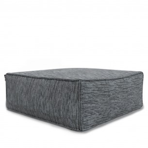 VELTY Square Pouf Anthracite