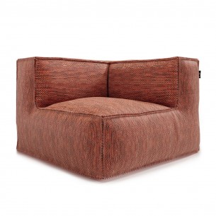 Fauteuil d’angle VELTY CORNER terracotta