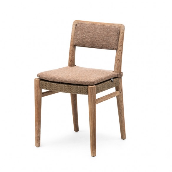 JADA Dining Chair in Reclaimed Teak with Seat Cushion