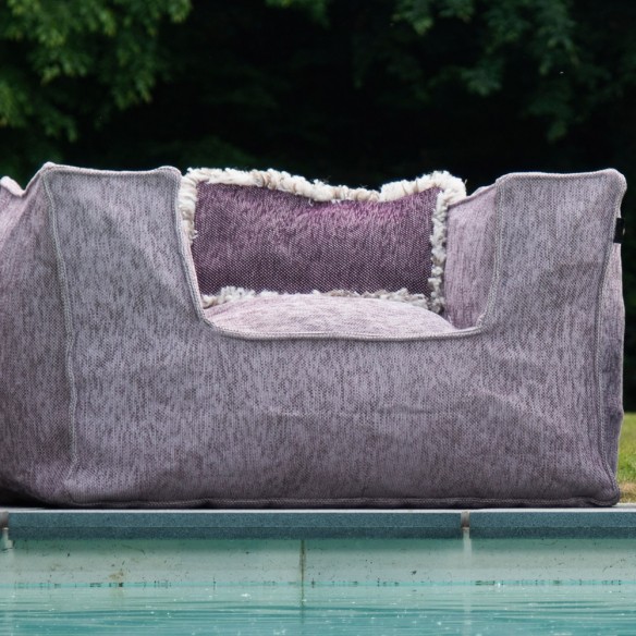 VELTY Scatter Cushion Eggplant 50x30cm