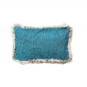 VELTY Scatter Cushion Peacock Blue 50x30cm