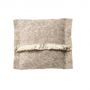 Coussin de décoration VELTY champagne 50x57cm 2