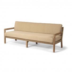 MALO Garden Sofa 3 Seater in Natural Reclaimed Teak 2