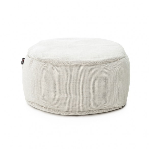 Pouf rond DOTTY blanc D70cm