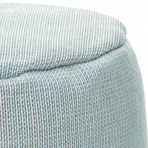 Pouf rond DOTTY bleu pastel D70cm 2