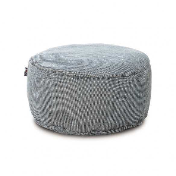 Pouf rond DOTTY bleu marine D70cm