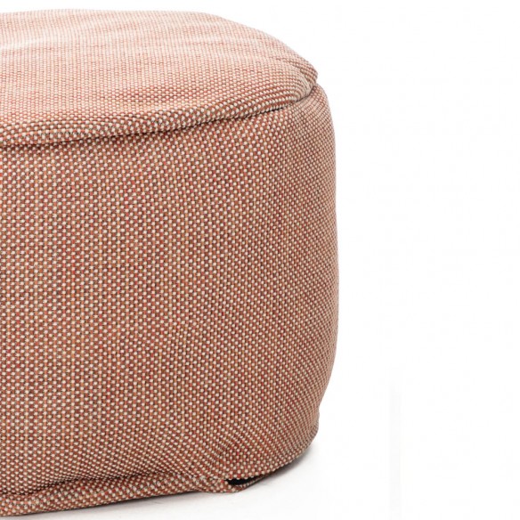 DOTTY Round Pouf Terracotta W70cm