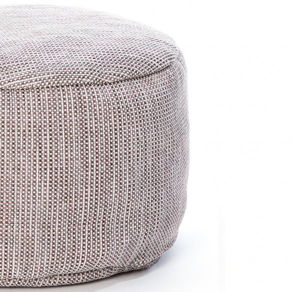 Pouf rond DOTTY prune D70cm