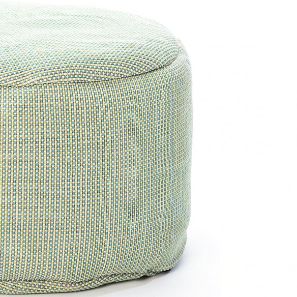 DOTTY Round Pouf Lime W70cm