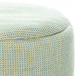 Pouf rond DOTTY vert pistache D70cm 2