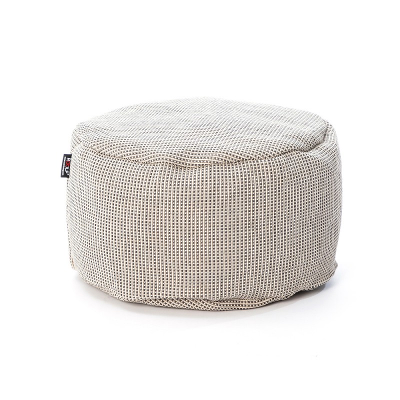 Pouf rond DOTTY beige D70cm