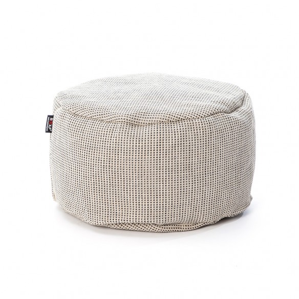 Pouf rond DOTTY beige D70cm