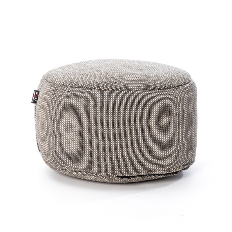 Pouf rond DOTTY gris D70cm