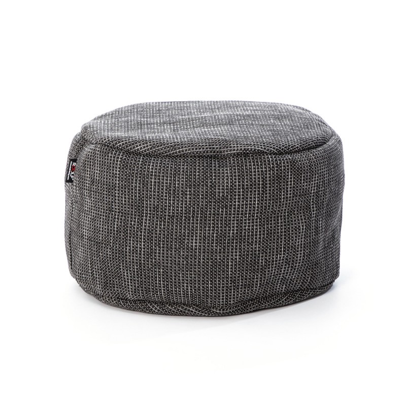 Pouf rond DOTTY anthracite D70cm