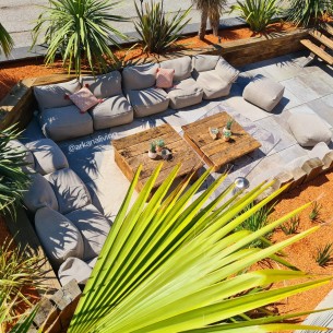 DOTTY PHOENIX Armchair Set 16 Modules Beige 2