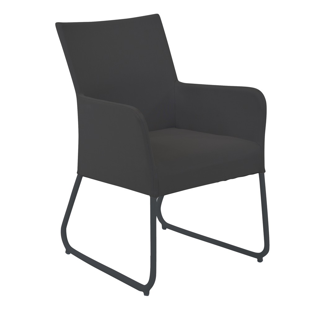 Blixum Garden Chair in Lava Grey and Anthracite Grey