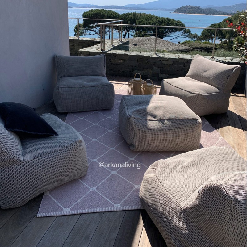 Ensemble de fauteuils DOTTY PORTO VECCHIO beige 5 modules