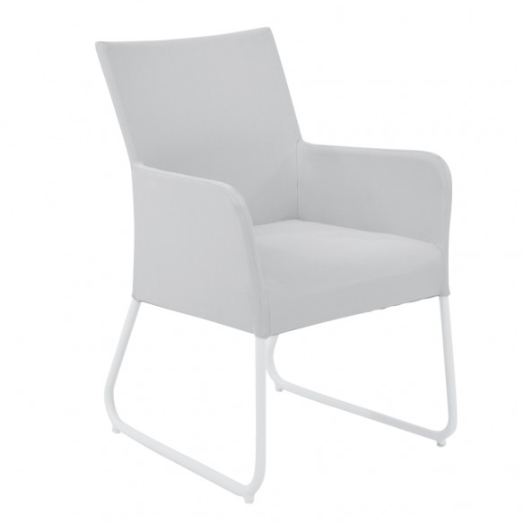 BLIXUM Garden Chair in White and Ivory