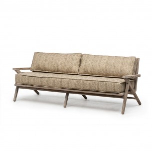 AUSTIN Garden Soga 2/3 Seater in Natural Reclaimed Teak 2