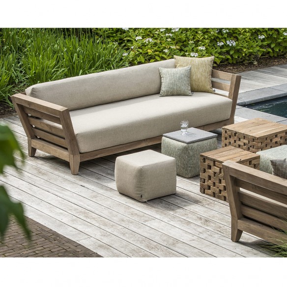 MILO Garden Sofa 3 Seater in Natural Reclaimed Teak