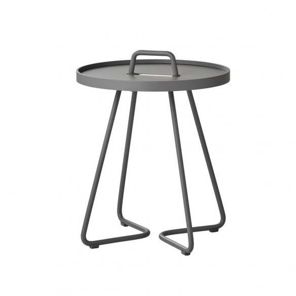 Cane-line ON THE MOVE Side Table H46cm Aluminium Grey
