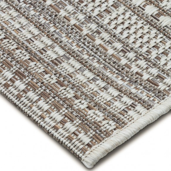 Tapis d'extérieur ZULU Marron en polypropylène 160x230cm