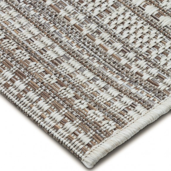 ZULU Brown Polypropylene Outdoor Rug 180x280cm
