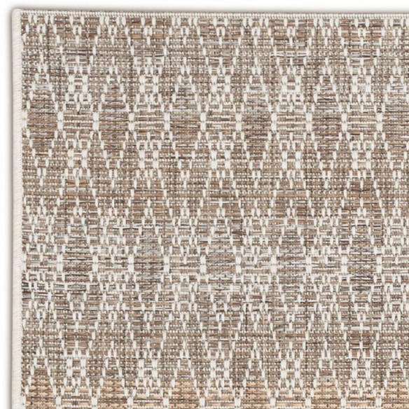 Tapis d'extérieur HARLEQUIN Marron en polypropylène 180x280cm