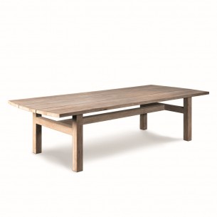 ALTO Outdoor Dining Table in Natural Reclaimed Teak W285 2