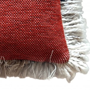 Coussin de décoration VELTY terracotta 50x30cm 2