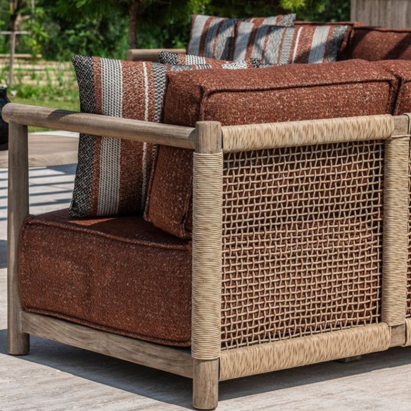 MONA Garden Lounge Set in Natural Reclaimed Teak