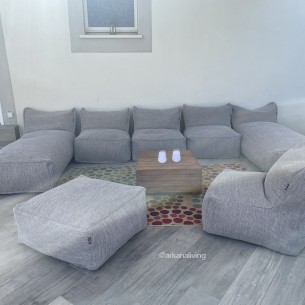 Ensemble de fauteuils DOTTY SORRENTO prune 7 modules 2