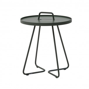 ON THE MOVE Side Table H54cm Aluminium Green 2