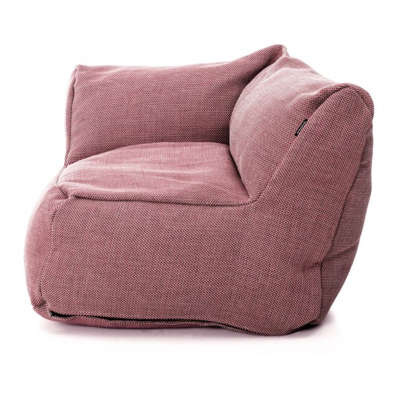 Fauteuil d’angle DOTTY CLUB CORNER framboise taille M
