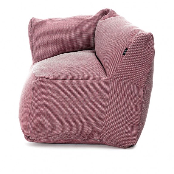 Fauteuil d’angle DOTTY CLUB CORNER framboise taille XL