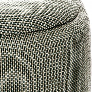 DOTTY Round Pouf Sage Green W70cm 2