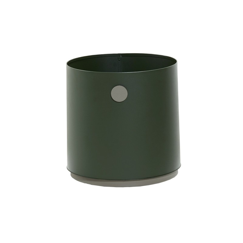 GROW Aluminium Round Planter Dark...