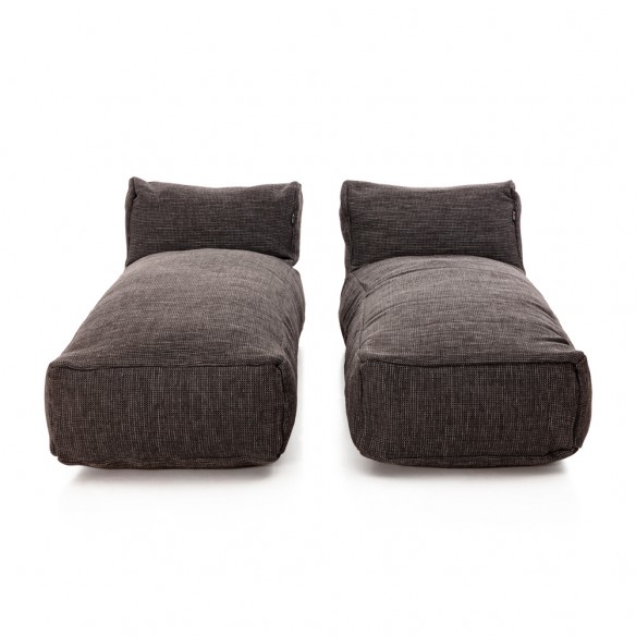 DOTTY Long Chair Duo Anthracite