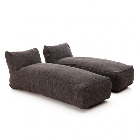 DOTTY Long Chair Duo Anthracite