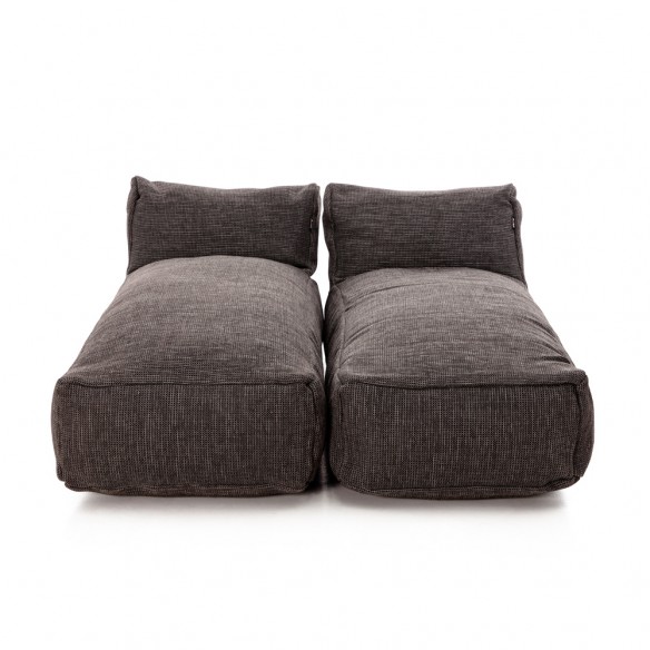 DOTTY Long Chair Duo Anthracite