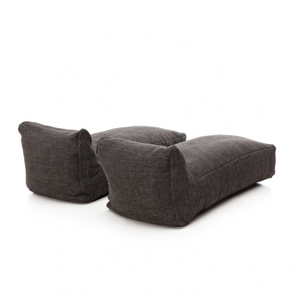 DOTTY Long Chair Duo Anthracite