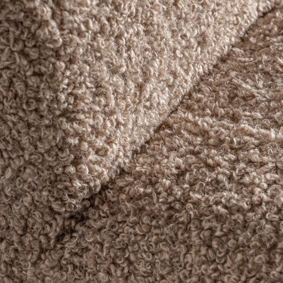 Fauteuil NUBIAN avec structure en bois de pin et coussin en mousse