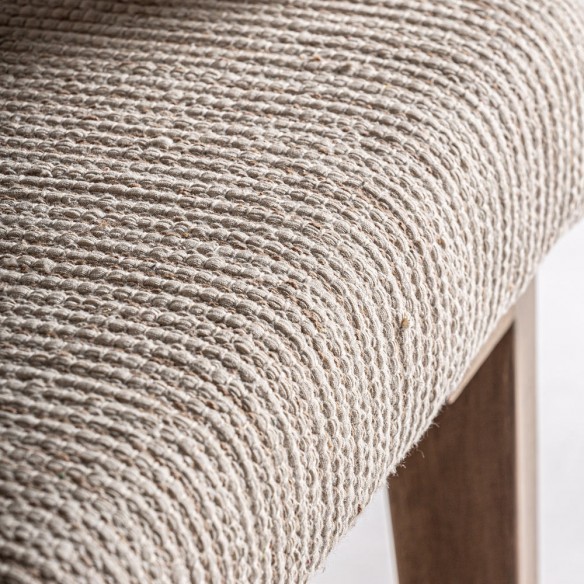 Fauteuil RAVELIA en bois de manguier combiné avec osier