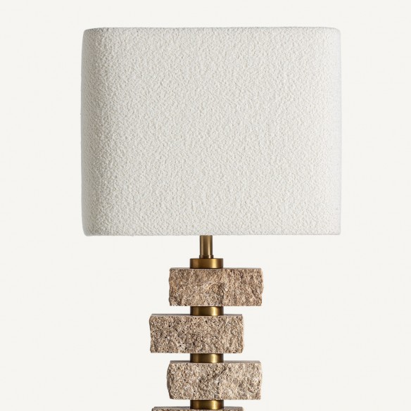 LUMARIS Living Room Lamp in Bronze and Marble