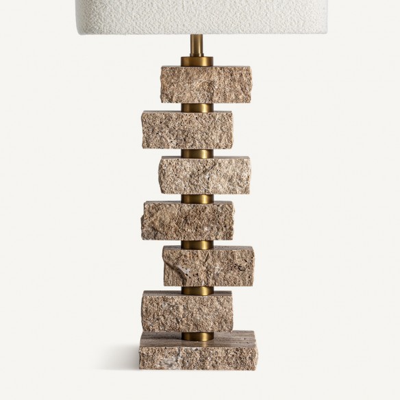 LUMARIS Living Room Lamp in Bronze and Marble