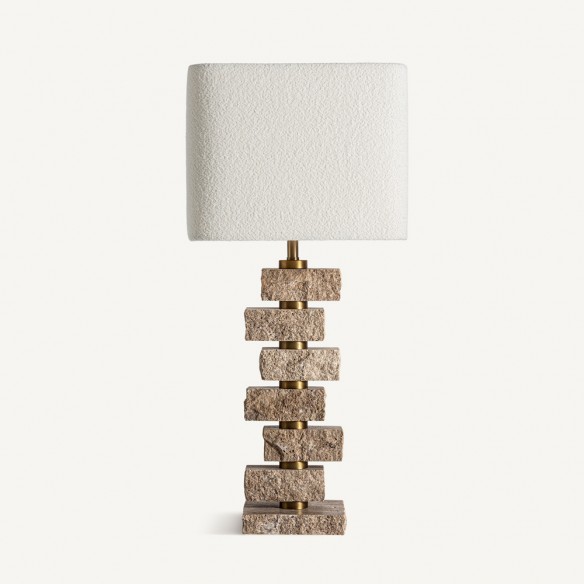 LUMARIS Living Room Lamp in Bronze and Marble