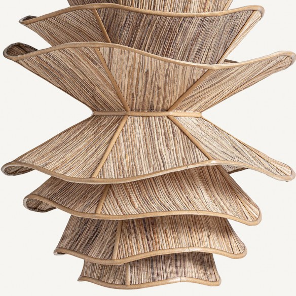 PALMIRA Chandelier in Coconut Wood