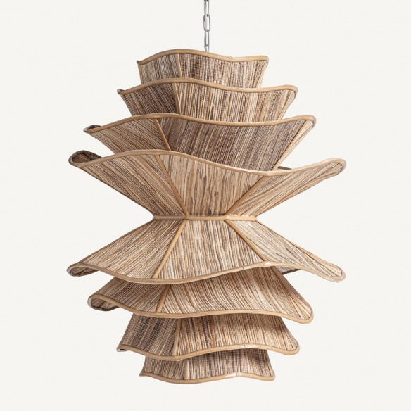 PALMIRA Chandelier in Coconut Wood