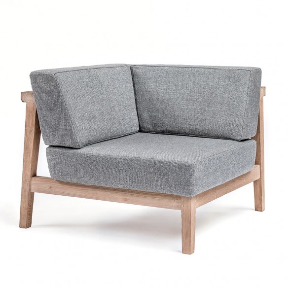 LAUSANNE Garden Lounge Set 7 Seater in Natural Reclaimed Teak